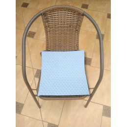 Kėdės pagalvėlė b/w 38x38 minky blue