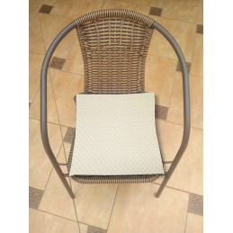 Kėdės pagalvėlė b/w 38x38 minky ecru