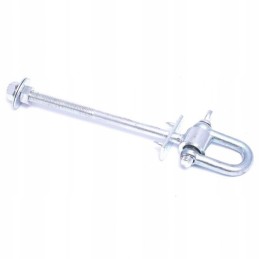 Sūpynių stropas m12 x 195mm, su apkabomis + kaiščiais