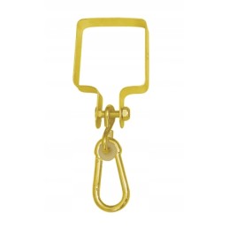 Sūpynių tvirtinimo spaustukas 90x90 + kabliukas