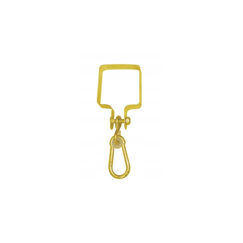 Sūpynių tvirtinimo spaustukas 90x90 + kabliukas