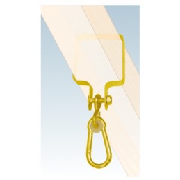 Sūpynių tvirtinimo spaustukas 90x90 + kabliukas