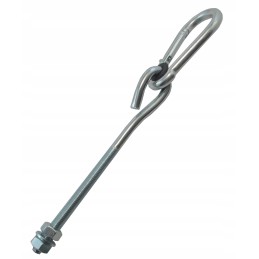 Sūpynių kablys su užspaudžiamu kabliu M10 310 mm