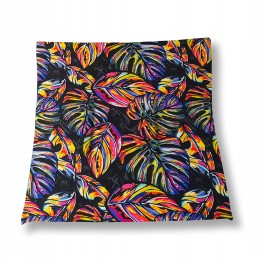 Dėmėms atspari surišta pagalvė 38x38 monsterinė neoninė