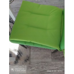 Dėmėms atspari surišta pagalvė 38x38 monsterinė neoninė