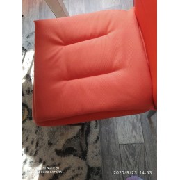 Dėmėms atspari surišta pagalvė 38x38 monsterinė neoninė