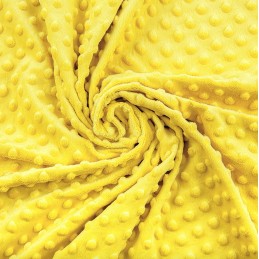 Mazginė kėdės pagalvė 38x38 minky geltona