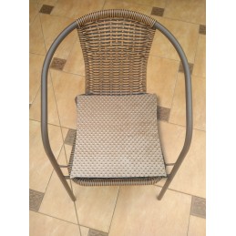 Mazginė kėdės pagalvė 38x38 minky cappuccino