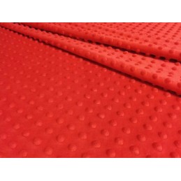 Mazginė kėdės pagalvėlė 38x38 minky raudona