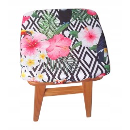 Kvadratinė išmatų pagalvė 30x30, atspari dėmėms 127