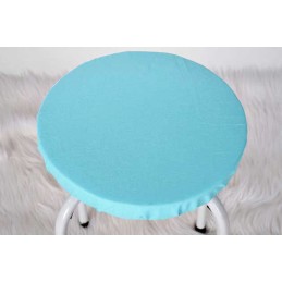 Apvali taburečių pagalvėlė, 100% medvilnė, 35cm, turkio spalvos