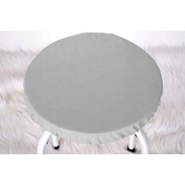 Apvali išmatų pagalvėlė, 100% medvilnė, 35 cm, pilka