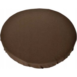 Apvali išmatų pagalvė, 100% medvilnė, 35 cm ruda