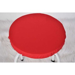 Apvali išmatų pagalvėlė, 100% medvilnė, 35cm, raudona