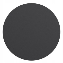 Dėmėms atsparus apvalus pagalvėlės užvalkalas 35 grafitas