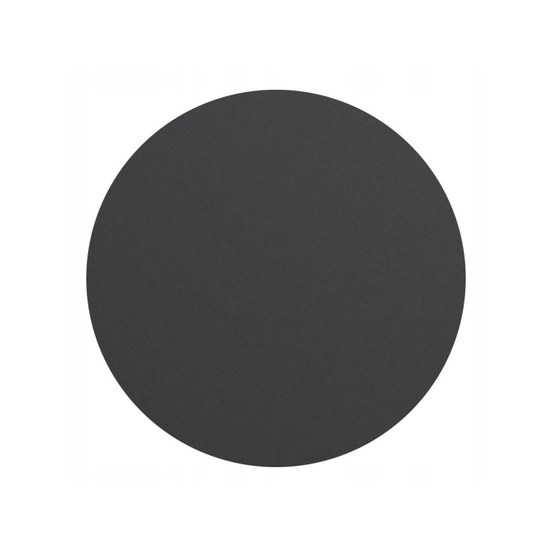 Dėmėms atsparus apvalus pagalvėlės užvalkalas 35 grafitas