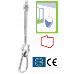 Įsukamas tvirtinimas sūpynėms mha130 130 mm