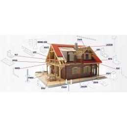 Įsukamas tvirtinimas sūpynėms mha130 130 mm