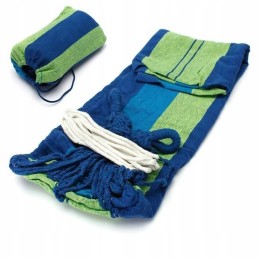 Mėlynas vienvietis hamakas 200x80 sūpynės