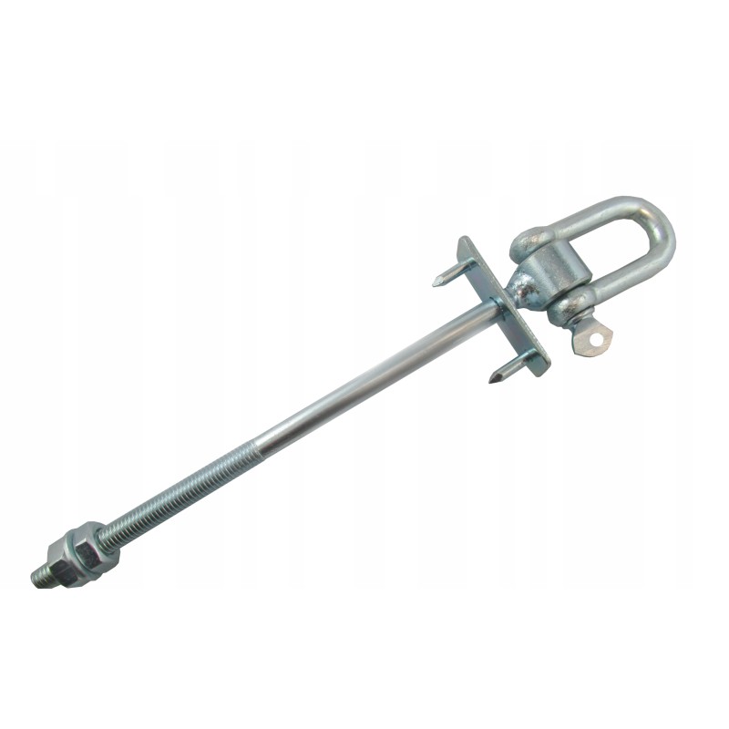 Sūpynių kablys su apkabomis ir smaigaliais m12 270 mm