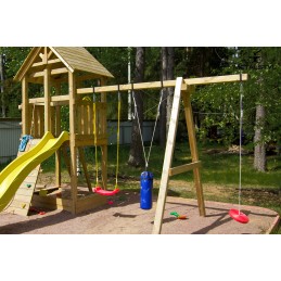 Sūpynių tvirtinimo spaustukas sūpynių kabliukas kvadratinis 100x100 mm cinkuotas