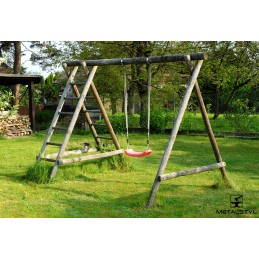 Sūpynių tvirtinimas, apvalus spaustukas, sūpynės kabliukas, skersmuo 120 mm, cinkuotas