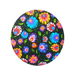 Apvali taburetės pagalvėlė, taburetė, 35 cm, daug raštų