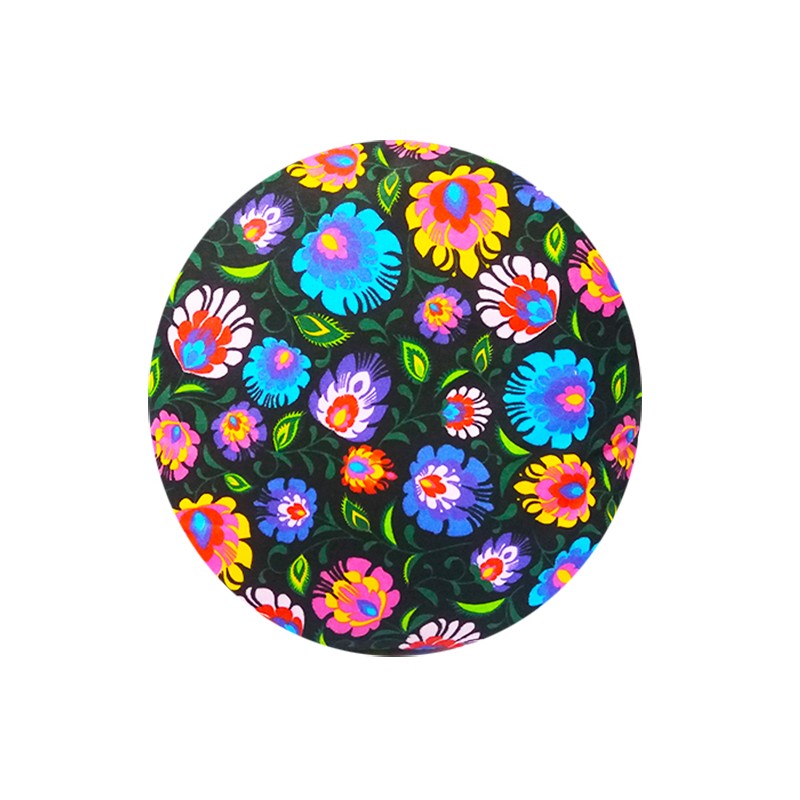 Apvali taburetės pagalvėlė, taburetė, 35 cm, daug raštų