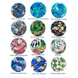 Apvali pagalvėlė 35 cm kalėdinei taburetei