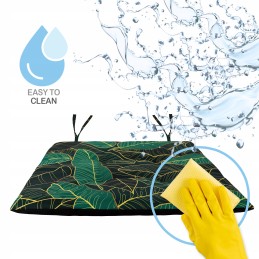 Neperšlampama pagalvėlė 40x40 cm pririšta prie sodo kėdės, raštų pasirinkimas