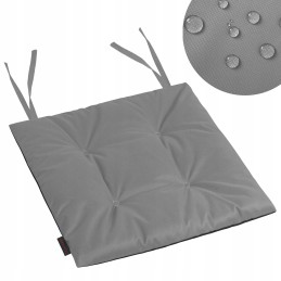 Neperšlampama pagalvėlė 40x40x3 cm, pririšta prie kėdės, fotelio, sodo baldų