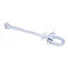 Sūpynių kablys su apkabomis m12x195 + tefloniniai kaiščiai