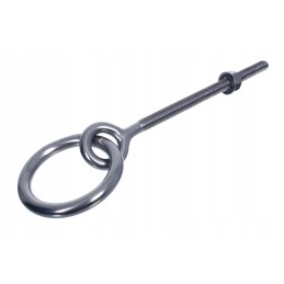 Kabliukas su metriniu sriegiu iš A4-Aisi 316 nerūdijančio plieno.