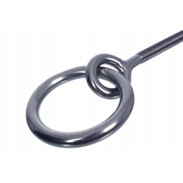 Kabliukas su metriniu sriegiu iš A4-Aisi 316 nerūdijančio plieno.