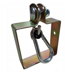 Sūpynių tvirtinimas: spaustukas 120x120 mm + karabinas