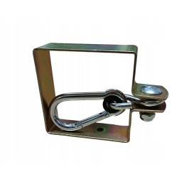 Sūpynių tvirtinimas: spaustukas 120x120 mm + karabinas