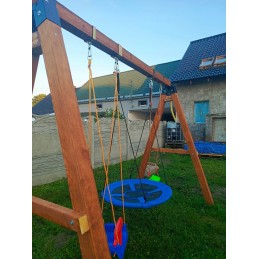 Sūpynių tvirtinimas: spaustukas 120x120 mm + karabinas