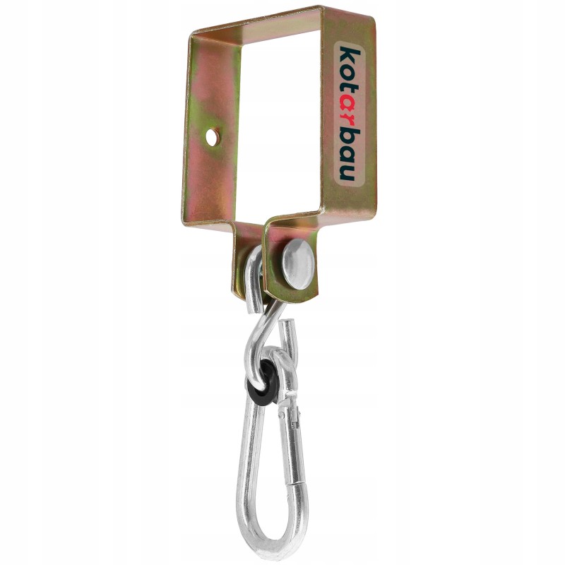 Karabino tvirtinimas su spaustukais 90 mm