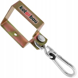 Karabino tvirtinimas su spaustukais 90 mm