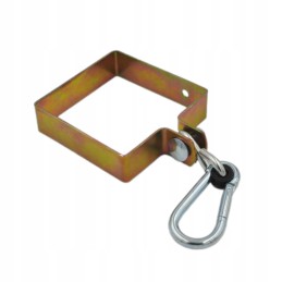 Kvadratinis spaustukas 120x120 mm plius kabliukas