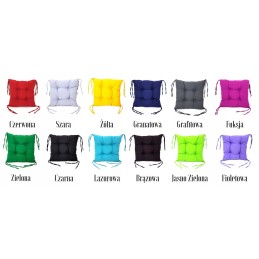 Kėdės pagalvėlė, sodo fotelis, spalvos, 40x40 cm