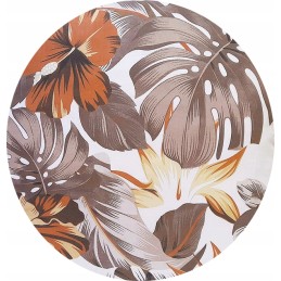 Apvali taburečių pagalvėlė 35cm rudens monstera