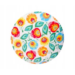 Apvali išmatų pagalvėlė, 35 cm, oranžinės spalvos