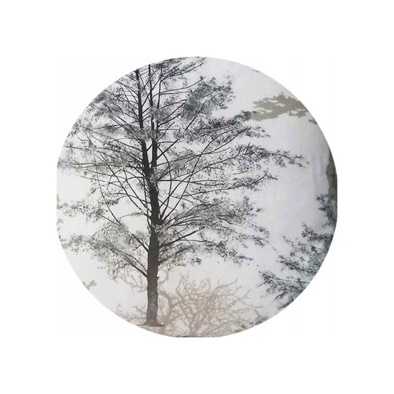 Apvali pagalvėlė 35 cm medžio taburetei