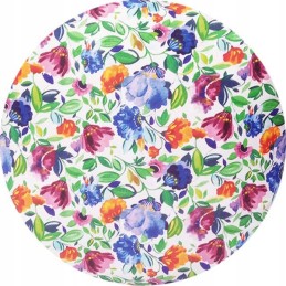 Apvali taburečių pagalvėlė 35cm, pavasarinės gėlės