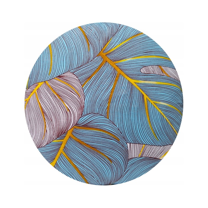 Apvali pagalvėlė 35 cm monstrinei taburetei, celadon
