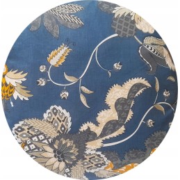 Apvali pagalvėlė taburetei, 35 cm, grafito orientacija