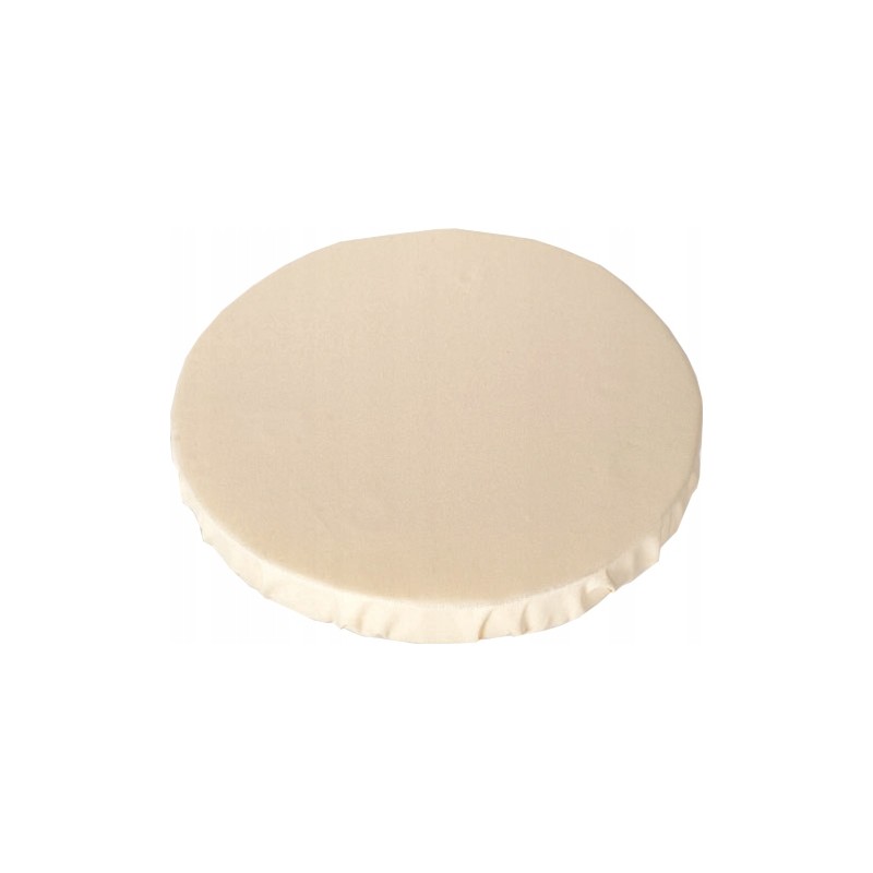 Apvalus pagalvės užvalkalas, 100% medvilnė, 40cm, smėlio spalvos