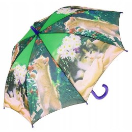 Vaikiškas skėtis su gyvūnėliais, 80 cm, raštai
