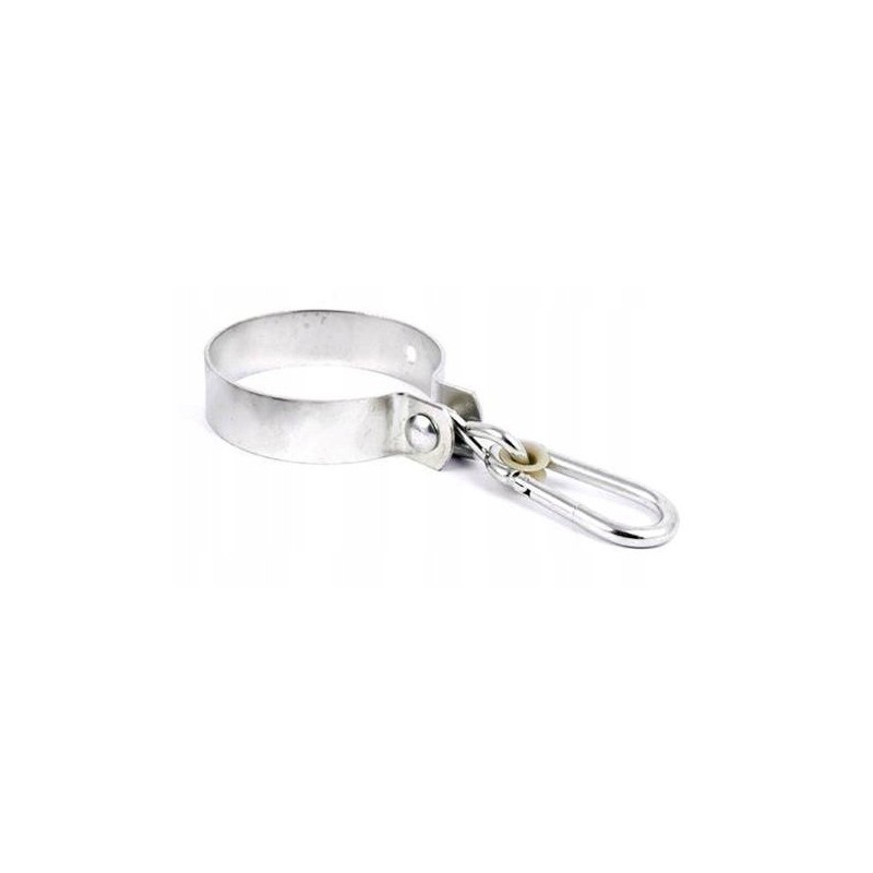 Sūpynių kablys su sijos spaustuku 80/3mm teflonas
